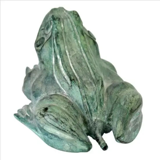 Design Toscano Small Bull Frog Cast Bronze Garden Statue image {3}