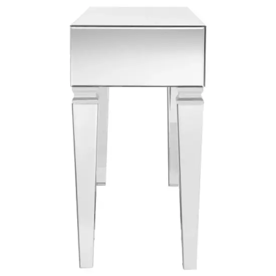 Darla Contemporary Mirrored Console Table - Aiden Lane image {5}