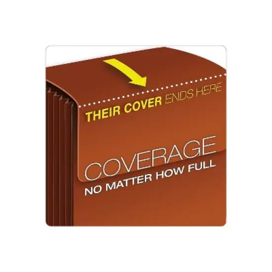 Pendaflex Heavy Duty Expanding Wallet with Flap & Cord Closure Letter Brown (CL1084GLHD) image {1}