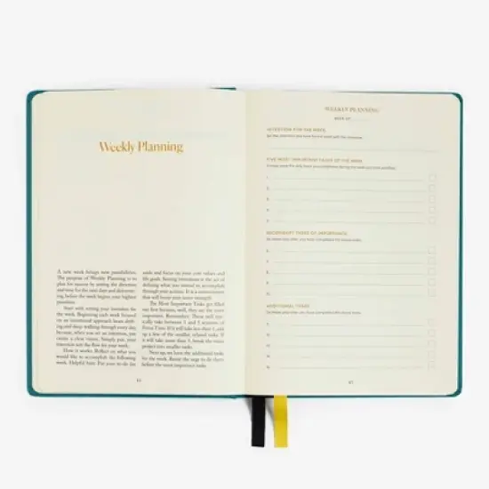 Intelligent Change The Productivity Undated Planner Teal image {3}