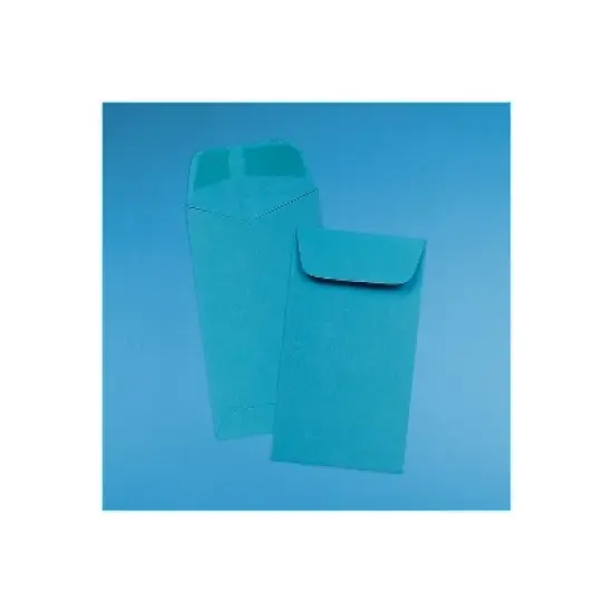 JAM Paper #6 Coin Business Colored Envelopes 3.375 x 6 Blue Recycled 356730559 image {3}