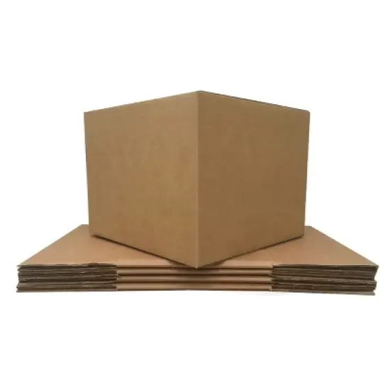 UBMOVE Pack of 5 Extra -Large Corrugated Moving Boxes 23" x 23" x 16" image {1}