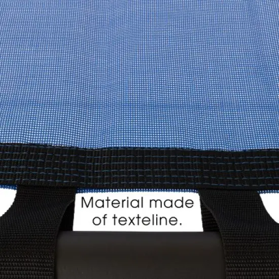 Toy Time Kids' Hanging Platform Swing With Adjustable Rope - 40" x 30"- Blue/Black image {3}