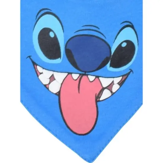 Disney One Size 3 Pack Bibs Blue and Grey image {7}