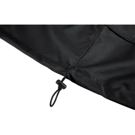 Eevelle 94" Meridian Round Table Fire Pit Cover Black image {3}