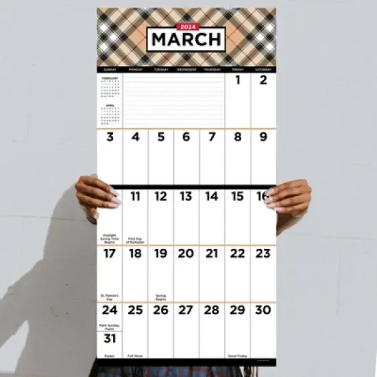 TF Publishing 2024 Wall Calendar 12"x12" Large Print image {3}