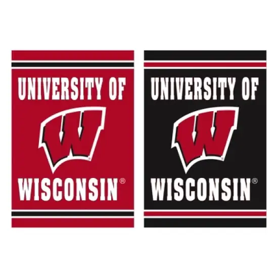 Embossed Suede Flag, GDN Size, University of Wisconsin-Madison image {1}