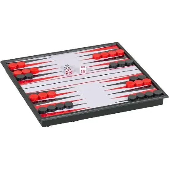 WE Games Foldable Travel Magnetic Backgammon Set image {4}