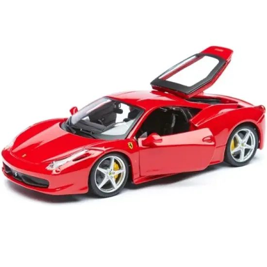 Ferrari 458 Italia Red 1/24 Diecast Model Car by Bburago image {3}