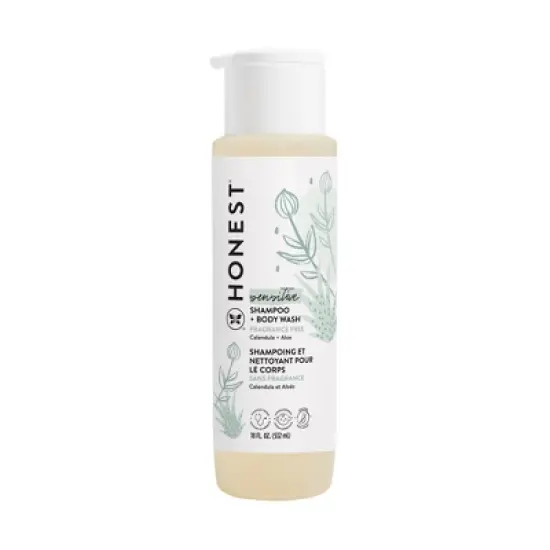 The Honest Company Sensitive Shampoo + Body Wash - Fragrance Free - 18 fl oz image {6}
