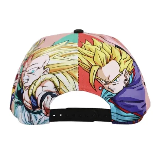 Dragon Ball Z Majin Buu & Goku Sublimation Panel Baseball Cap image {3}