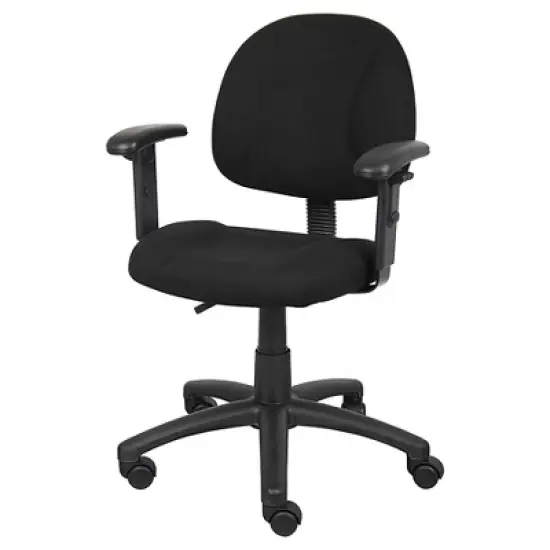 Deluxe Posture Chair with Adjustable Arms - Boss Office Products image {4}