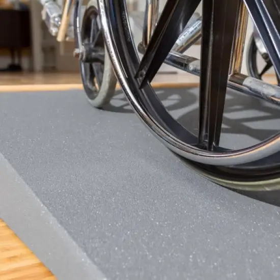 VersaRamp 3" Rise Lightweight Foam Threshold Ramp, Portable Access for Wheelchairs and Mobility Scooters at Doors, Curbs and Steps, 800 Lb Capacity image {5}