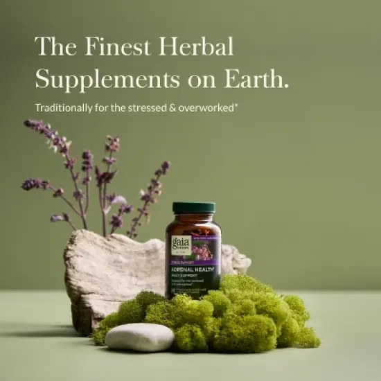 Gaia Herbs Adrenal Health Daily Support - Herbal Supplement to Help Maintain Healthy Energy and Stress Levels image {2}