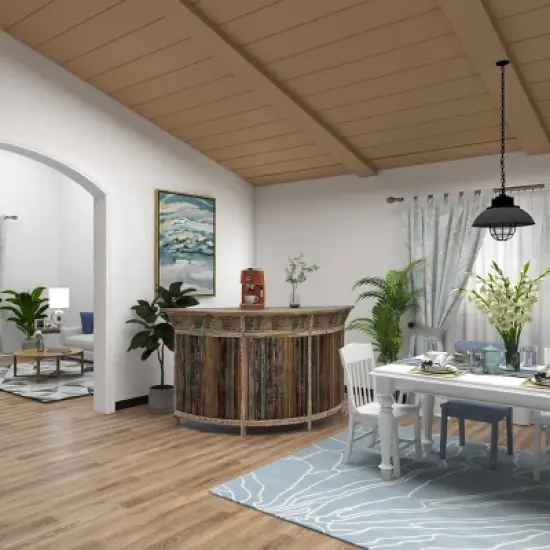 Rustic Wood Bar Brown - Olivia & May image {19}