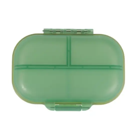 Unique Bargains 7 Grids Double Layer Pill Case 1 Pc image {9}