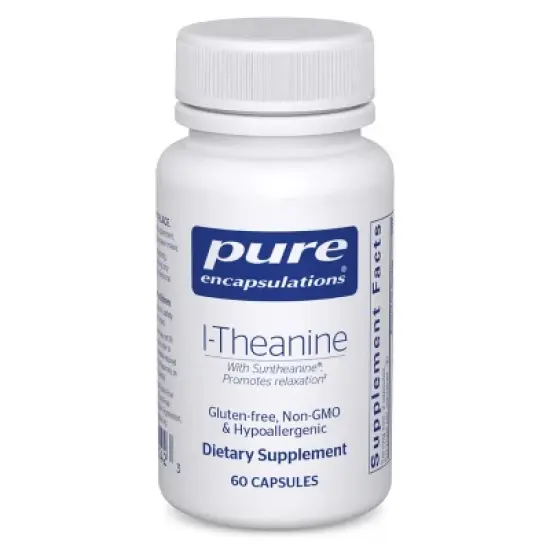 Pure Encapsulations L-Theanine - Amino Acid Supplement to Support Relaxation, Stress & Nervous System image {8}