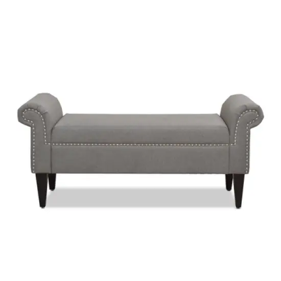 Jennifer Taylor Home Kathy Roll Arm Entryway Accent Bench image {13}