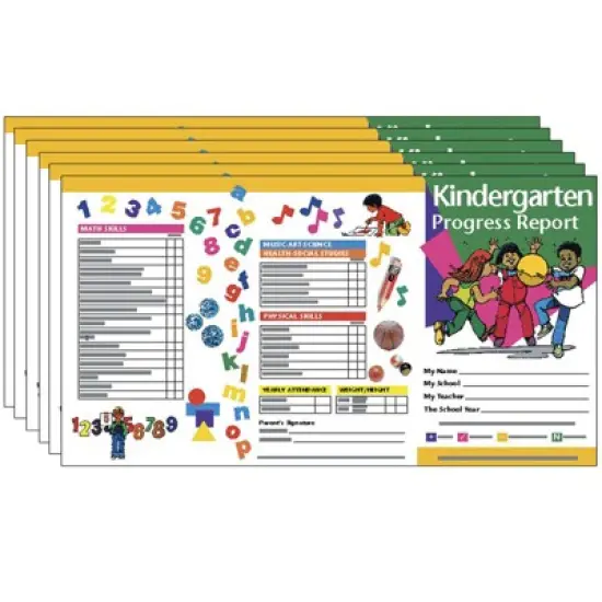Hayes Publishing Kindergarten Progress Report, 10 Per Pack, 6 Packs image {3}