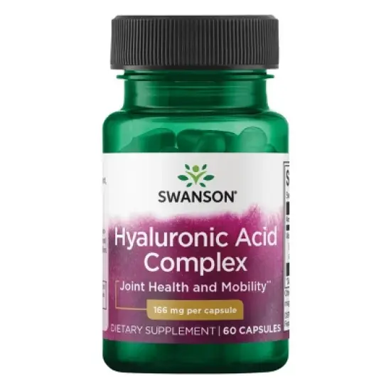 Swanson Dietary Supplements Hyaluronic Acid Complex 166 mg 60 Caps image {5}