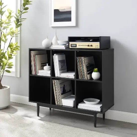35.88" Liam 6 Cube Bookcase - Crosley image {1}