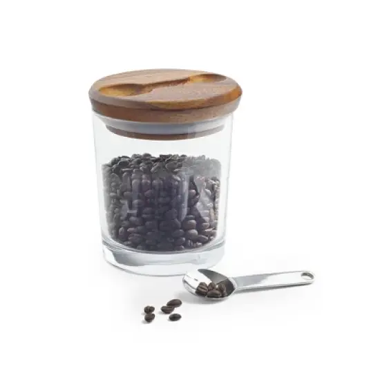 Nambe Cooper Canister with Scoop image {1}