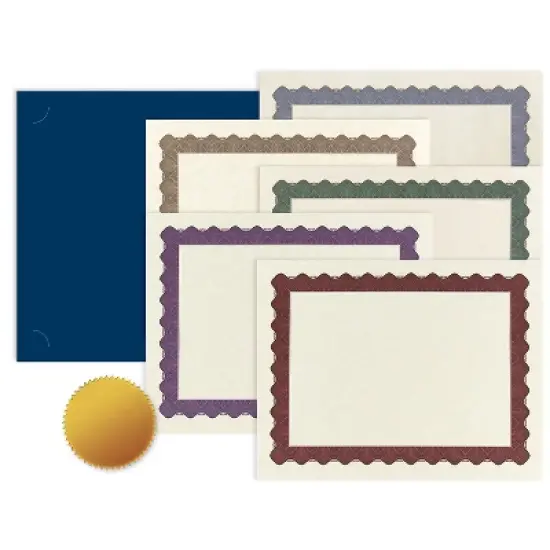 Great Papers Certificate Kits 9.375" x 12" Multicolor 25 Kits/Pack (2013317) image {4}