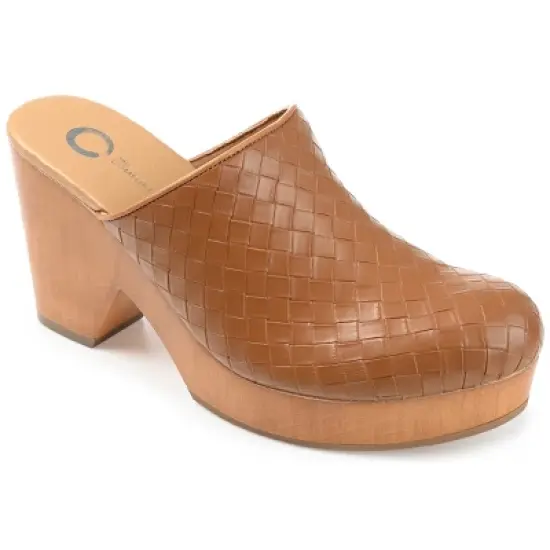 Journee Collection Womens Kelsy Mules Mid Block Heel Round Toe Pumps image {13}