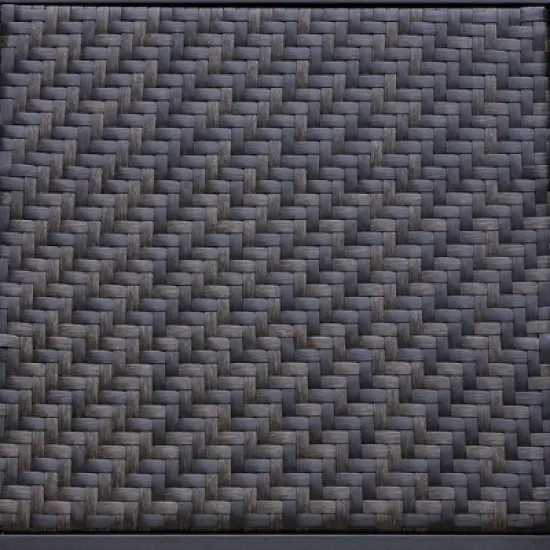 5pc Patio Dining Set with Steel Table & Rattan Chairs - Captiva Designs image {8}