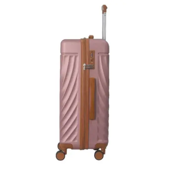 MAYEERTY 3-Piece ABS Luggage Set Suitcases with Multi-Position Handle, Silent Spinner Wheels, and TSA Lock - 20''24''28'', Rose Gold image {5}