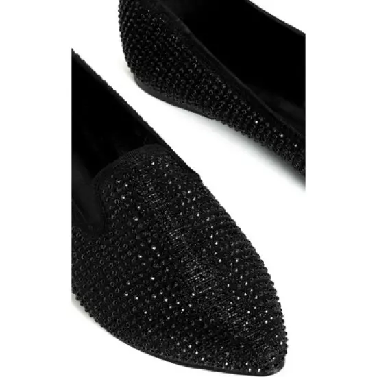 Women's WIDE FIT Maya Flat Shoe - black | AVENUE image {5}