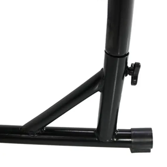 Sunnydaze Double Cushion Hanging Rope Hammock Chair Swing with X-Stand for Backyard or Patio - 250 lb Weight Capacity image {6}