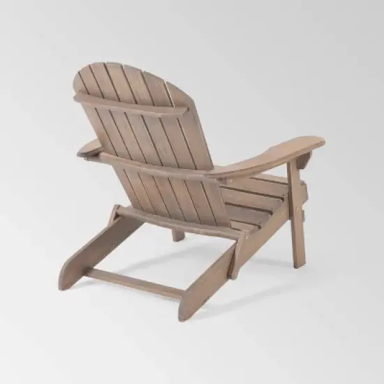 Malibu 3pc Acacia Wood Chat Set - Gray - Christopher Knight Home image {4}