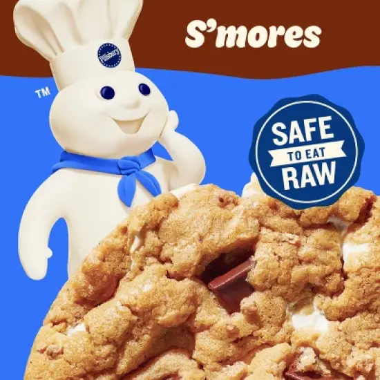Pillsbury S'mores Big Chocolate Chip Cookies - 14oz/6ct image {1}