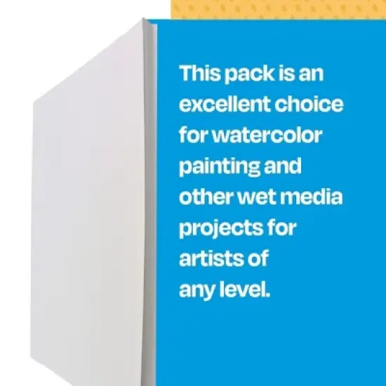 Sax Halifax Cold Press Watercolor Paper, 11 x 15 Inches, 90 lb, White, 100 Sheets image {5}