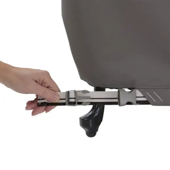 Classic Accessories Ravenna Water-Resistant Rectangle Table Cover, Dark Taupe image {3}