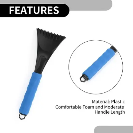 Unique Bargains Universal Car Ice Scraper SUV Snow Frost Remover for Car Truck RV Windscreen 1pc image {5}