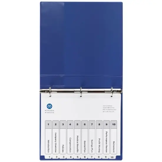 Avery Dividers for 3 Ring Binders, 10 Tabs per Set, Customizable Table of Contents, Classic White Tabs (3 Sets of 11077) image {7}