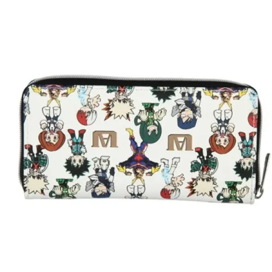 My Hero Academia U.A. Chibi Heroes Character Zip Around Wallet Multicoloured image {1}