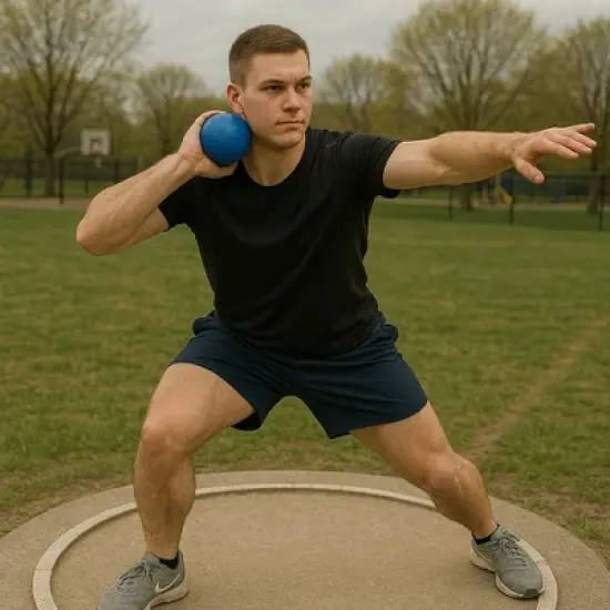 Amber Fight Gear Precision Performance Iron Shot Put,versatile for training& competition,with sturdy cast iron build and durable polyurethane coating. image {13}