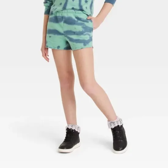 Kids' Fleece Raw Edge Lounge Shorts - art class&trade; image {3}