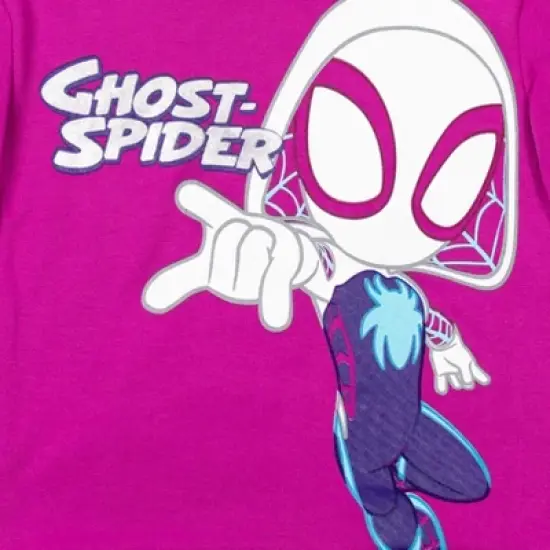 Marvel Spidey and His Amazing Friends Ghost-Spider Girls Pullover Hoodie Little Kid image {2}