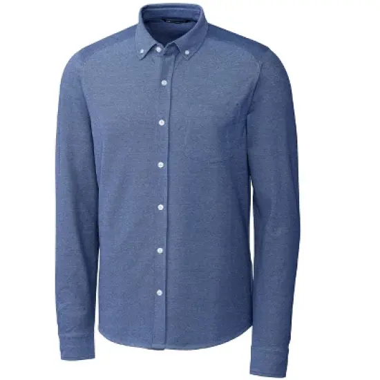 Cutter & Buck Men's Reach Oxford Button Front Shirt image {2}