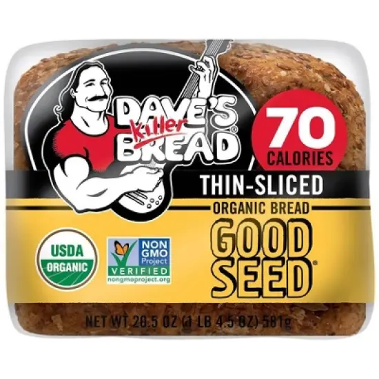 Dave's Killer Bread Organic Thin Sliced Good Seed Bread - 20.5oz image {4}