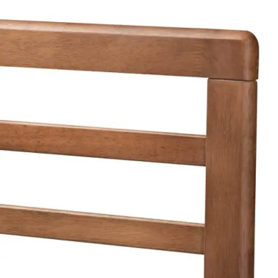 Salome Walnut Finished Wood Headboard - Baxton Studio image {5}
