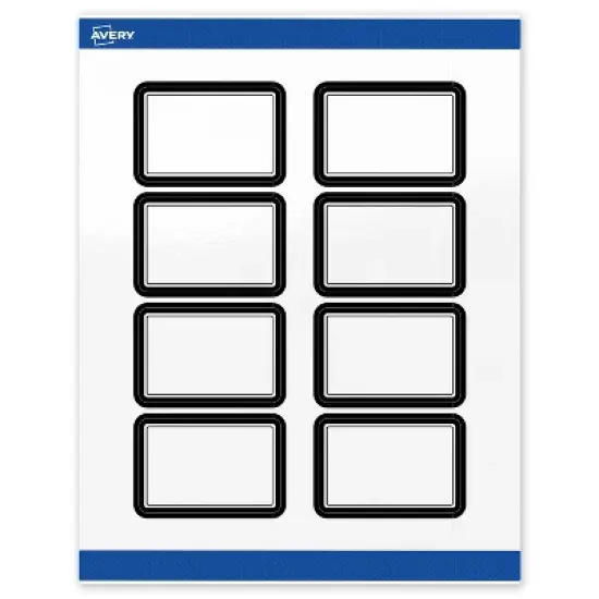 Avery 2" x 3" Labels, Double Black Border, 80 ct image {8}