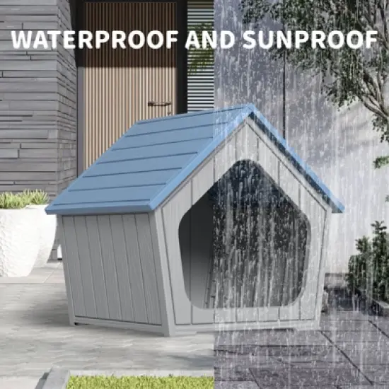 Kumasinova 23" Cat House and Outdoor Cat Shelter with Weatherproof Design,Cat Hideaway for Indoor&Outdoor Use,Durable Cat Furniture for All Seasons image {3}