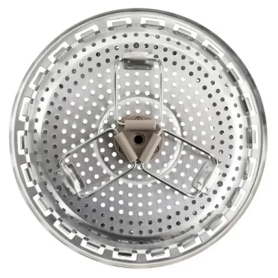 Martha Stewart Richburn Stainless Steel Telescopic Folding Steamer Insert with Handle in Taupe image {4}