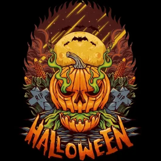 Men's Design By Humans halloween By arjanaproject Tank Top image {1}