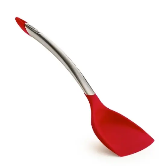 Cuisipro Silicone & Stainless Steel Wok Turner, Red image {5}